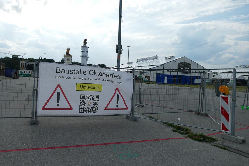 Početak gradnje za Oktoberfest 2025: Theresienwiese u Münchenu postaje veliko gradilište – biciklisti i pješaci i dalje mogu prolaziti